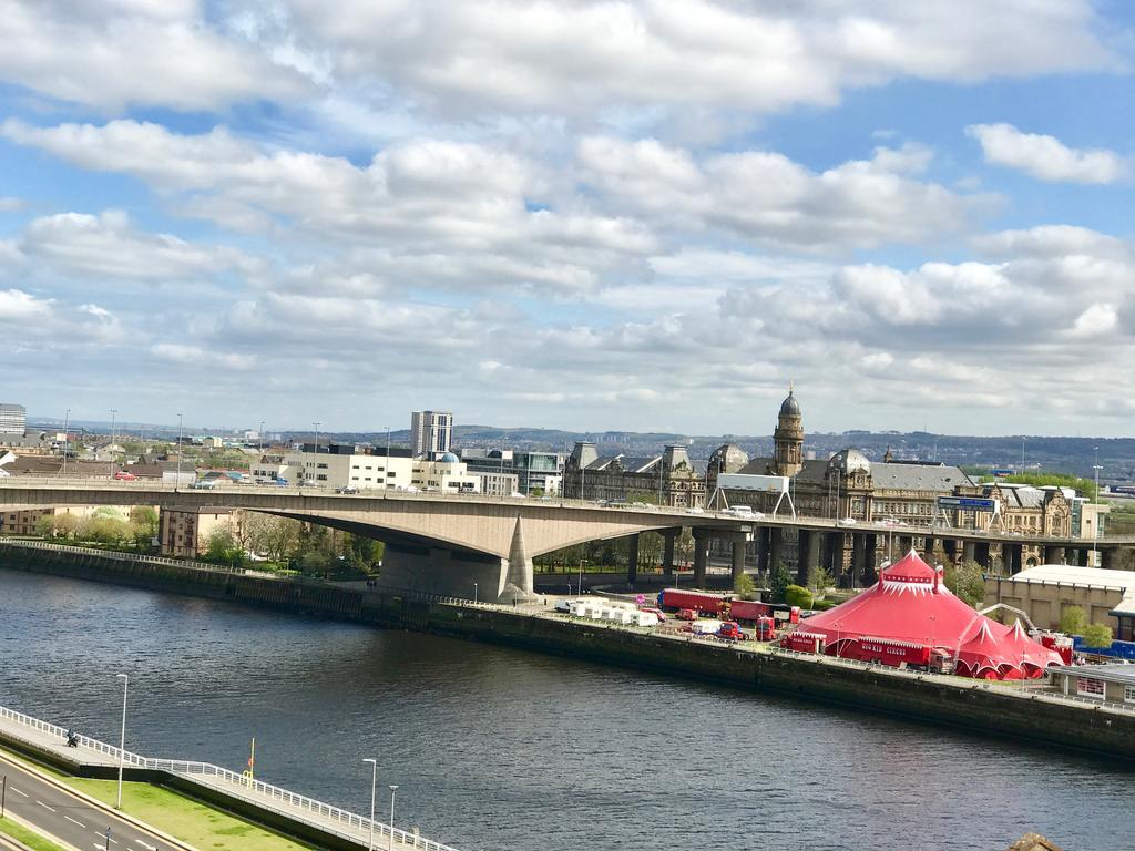 The Heights - River And City View Apartment Glasgow Exterior foto